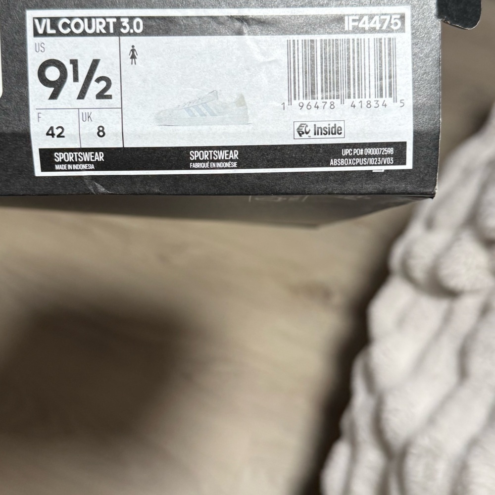 Adidas White and Light Gray Casual Shoes - Picture 7 of 7